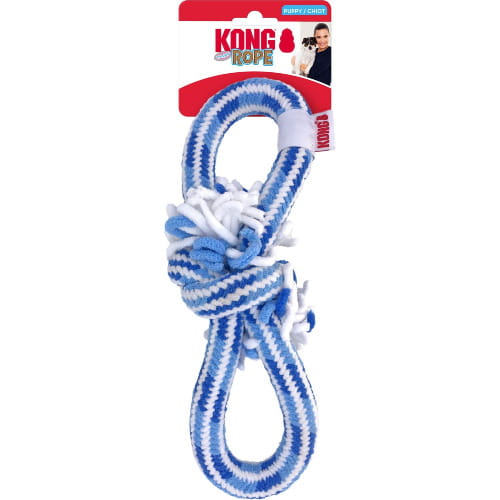 KONG Rope Tug Puppy – Miękki Szarpak dla Szczeniąt 28 cm