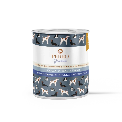 Perro Gourmet – Koza z Batatami 800g – Bezzbożowa Karma dla Psów