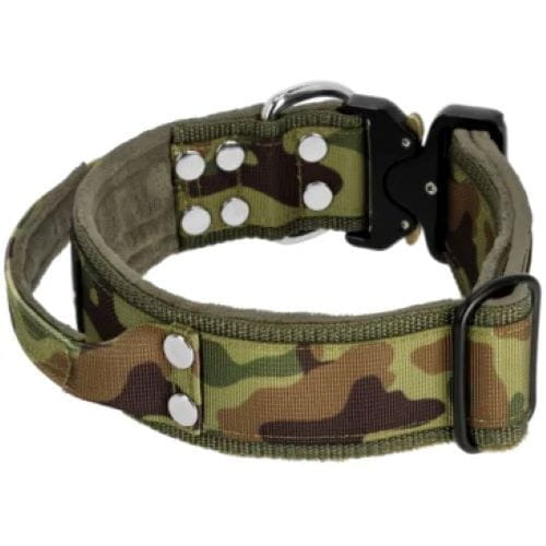 Hundstaff Extreme Buckle – Obroża XL Camo Green z Rączką