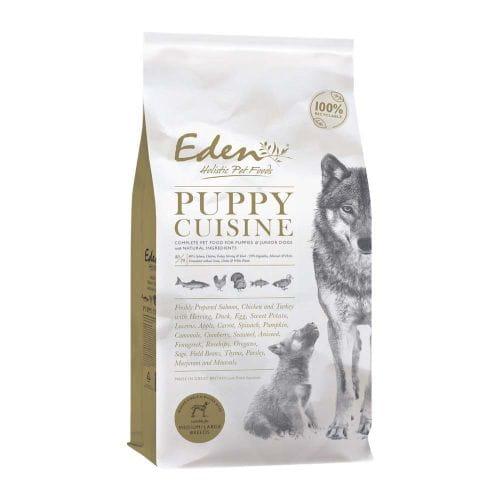 Eden Puppy Cuisine 2kg – Karma Bez Zbóż z Łososiem i Drobiem