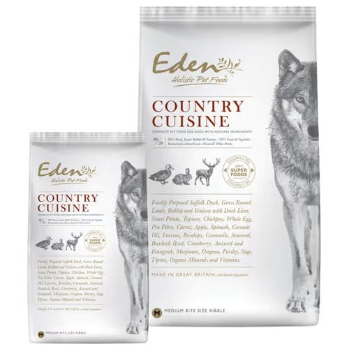 Eden Country Cuisine M/L 12kg – Bezzbożowa Karma dla Dużych Psów