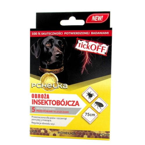 Tick Off Obroża 75cm – Naturalna Ochrona Dla Dużych Psów