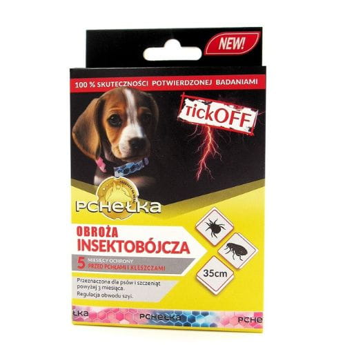 Tick Off Obroża 35cm – Na Kleszcze i Pchły Dla Małych i Średnich Psów