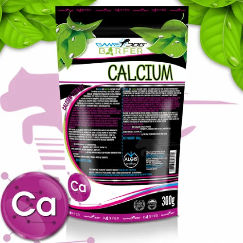 Game Dog BARFER Calcium Citrate 300g – Wapń dla Psów na Diecie Domowej