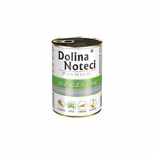 Dolina Noteci Premium 800g – Dziczyzna i Wołowina dla Psów Dorosłych