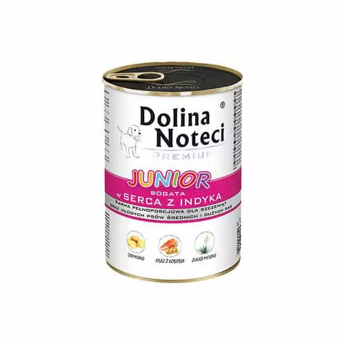 Dolina Noteci Junior 400g – Mokra Karma z Indykiem dla Szczeniąt