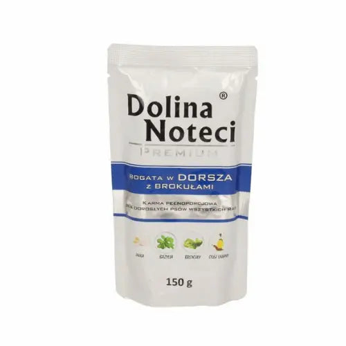 Dolina Noteci Premium 150g – Bezzbożowa Karma z Dorszem i Brokułami