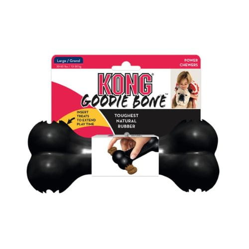 KONG Extreme Goodie Bone L – Super Wytrzymała Kość z Kauczuku dla Psów