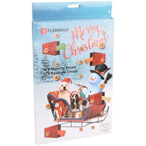 Flamingo Kalendarz Adwentowy – Gryzaki dla Psów na 24 Dni