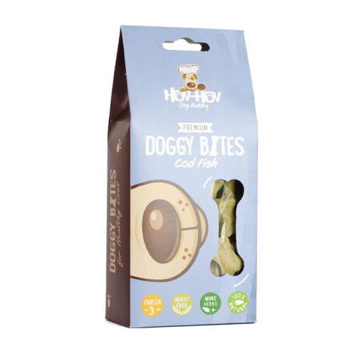 Hov-Hov – Bezzbożowe Ciastka z Dorszem dla Psów 100g