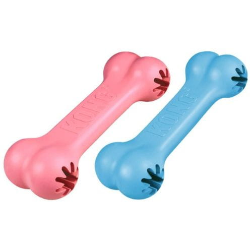 KONG Goodie Bone Puppy – Gryzak z Otworami na Przysmaki