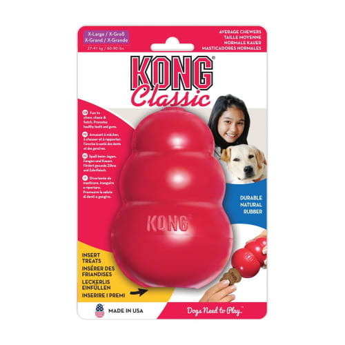 KONG Classic XL – Wytrzymała Zabawka na Przysmaki 13 cm