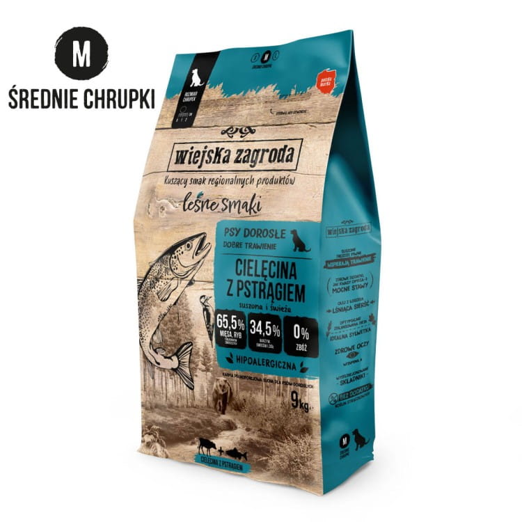 Wiejska Zagroda Leśne Smaki – Cielęcina z Pstrągiem 9kg