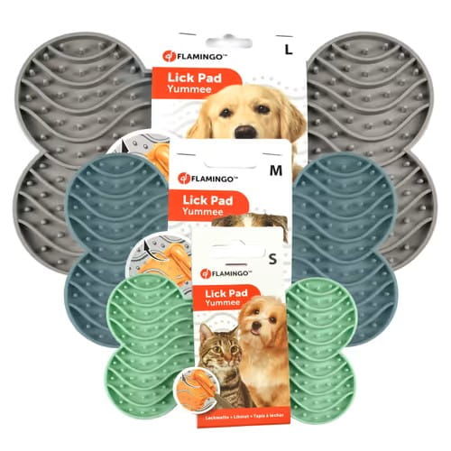 Flamingo Lick Pad Yummee L – Antystresowa Mata do Lizania dla Psa