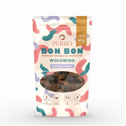 Perro BON BON Wołowina – Przysmak 80g – Wsparcie Stawów