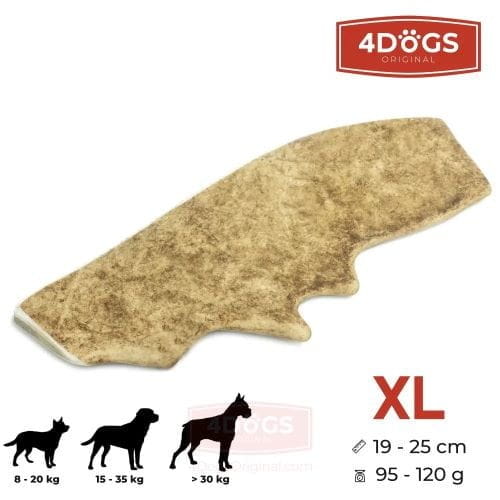 Gryzak z Poroża Daniela 4DOGS XL – Moc Natury dla Czworonożnego Partnera