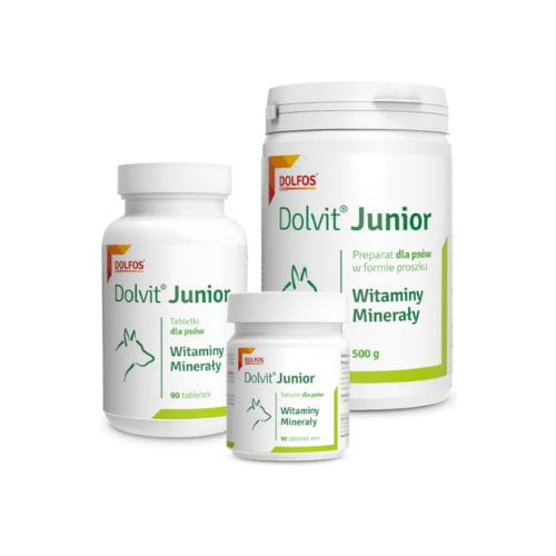 Dolfos Junior Proszek 500g – Suplement Wzrostu z Wapniem i Witaminami