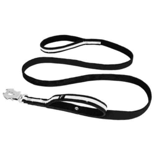 Hundstaff Guard Leash Safe – Czarna Smycz 220cm z Odblaskami