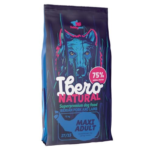 Ibero Natural Maxi Adult 3kg – Pełnoporcjowa Karma bez Zbóż