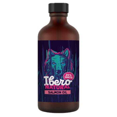 Ibero Natural Olej z Łososia 830ml + 170ml Gratis – Dla Psów Dużych Ras