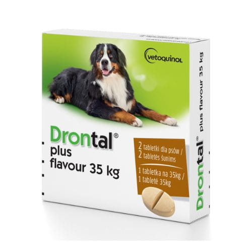 Drontal Plus Flavour 35kg – Tabletki Na Robaki Dla Psów Dużych Ras