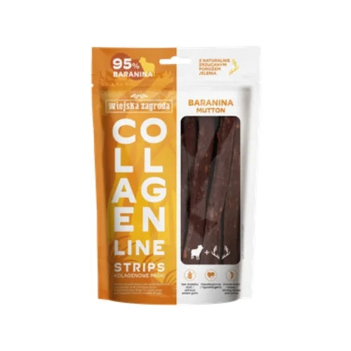 Wiejska Zagroda Kolagenowe Paski z Baraniną 100g