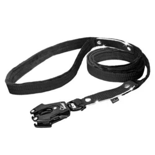 Hundstaff Extreme Leash 220cm – Odblaskowa Smycz Czarna