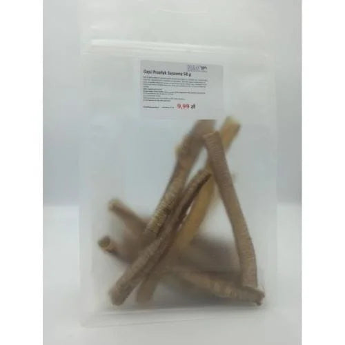 Delikan – Suszony Przełyk Gęsi 50g – Naturalny Gryzak dla Psów