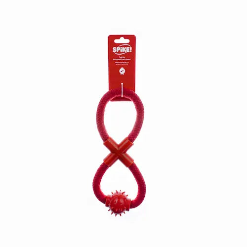 Spike Ring Ball – Zabawka z Piłką i Ringami TPR dla Psa