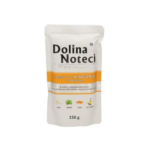 Dolina Noteci Premium 150g – Mokra Karma Bezzbożowa z Kaczką i Dynią