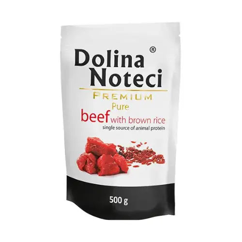 Dolina Noteci PURE 500g – Wołowina z Ryżem, Monobiałkowa Karma